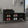 Stella Homewares Shoe Cabinet Black 102x36x60 cm Engineered Wood