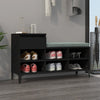Stella Homewares Shoe Cabinet Black 102x36x60 cm Engineered Wood