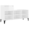 Stella Homewares Shoe Cabinet High Gloss White 102x36x60 cm Engineered Wood