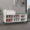 Stella Homewares Shoe Cabinet High Gloss White 102x36x60 cm Engineered Wood