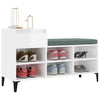 Stella Homewares Shoe Cabinet High Gloss White 102x36x60 cm Engineered Wood