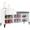 Stella Homewares Shoe Cabinet High Gloss White 102x36x60 cm Engineered Wood