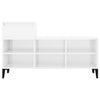 Stella Homewares Shoe Cabinet High Gloss White 102x36x60 cm Engineered Wood