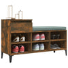 Stella Homewares Shoe Cabinet Smoked Oak 102x36x60 cm Engineered Wood