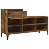 Stella Homewares Shoe Cabinet Smoked Oak 102x36x60 cm Engineered Wood