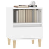 Stella Homewares Bedside Cabinet White 40x35x50 cm