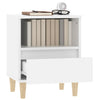 Stella Homewares Bedside Cabinet White 40x35x50 cm