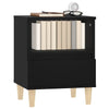 Stella Homewares Bedside Cabinet Black 40x35x50 cm
