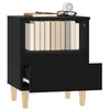 Stella Homewares Bedside Cabinet Black 40x35x50 cm