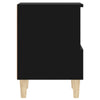 Stella Homewares Bedside Cabinet Black 40x35x50 cm