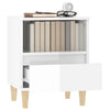 Stella Homewares Bedside Cabinets 2 pcs High Gloss White 40x35x50 cm