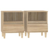 Stella Homewares Bedside Cabinets 2 pcs Sonoma Oak 40x35x50 cm