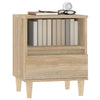 Stella Homewares Bedside Cabinets 2 pcs Sonoma Oak 40x35x50 cm