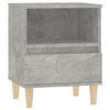 Stella Homewares Bedside Cabinets 2 pcs Concrete Grey 40x35x50 cm
