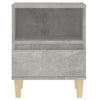 Stella Homewares Bedside Cabinets 2 pcs Concrete Grey 40x35x50 cm
