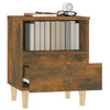 Stella Homewares Bedside Cabinets 2 pcs Smoked Oak 40x35x50 cm
