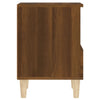 Stella Homewares Bedside Cabinet Brown Oak 40x35x50 cm