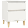 Stella Homewares Bedside Cabinet White 40x35x50 cm