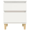Stella Homewares Bedside Cabinet White 40x35x50 cm