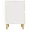 Stella Homewares Bedside Cabinet White 40x35x50 cm