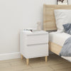 Stella Homewares Bedside Cabinet White 40x35x50 cm