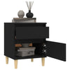 Stella Homewares Bedside Cabinet Black 40x35x50 cm