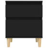 Stella Homewares Bedside Cabinet Black 40x35x50 cm