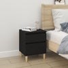 Stella Homewares Bedside Cabinet Black 40x35x50 cm