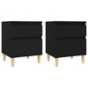 Stella Homewares Bedside Cabinets 2 pcs Black 40x35x50 cm