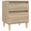 Stella Homewares Bedside Cabinet Sonoma Oak 40x35x50 cm