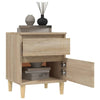 Stella Homewares Bedside Cabinet Sonoma Oak 40x35x50 cm