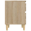 Stella Homewares Bedside Cabinet Sonoma Oak 40x35x50 cm