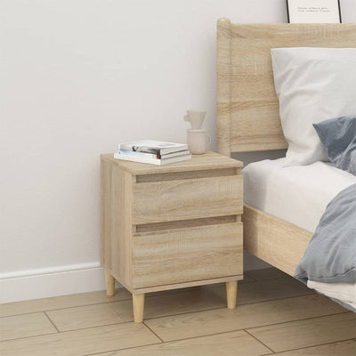 Stella Homewares Bedside Cabinet Sonoma Oak 40x35x50 cm