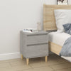 Stella Homewares Bedside Cabinets 2 pcs Concrete Grey 40x35x50 cm