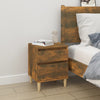 Stella Homewares Bedside Cabinets 2 pcs Smoked Oak 40x35x50 cm