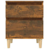 Stella Homewares Bedside Cabinets 2 pcs Smoked Oak 40x35x50 cm
