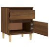 Stella Homewares Bedside Cabinet Brown Oak 40x35x50 cm