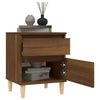 Stella Homewares Bedside Cabinets 2 pcs Brown Oak 40x35x50 cm