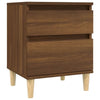 Stella Homewares Bedside Cabinets 2 pcs Brown Oak 40x35x50 cm