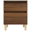 Stella Homewares Bedside Cabinets 2 pcs Brown Oak 40x35x50 cm