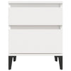 Stella Homewares Bedside Cabinet White 40x35x50 cm