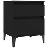 Stella Homewares Bedside Cabinets 2 pcs Black 40x35x50 cm