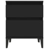 Stella Homewares Bedside Cabinets 2 pcs Black 40x35x50 cm