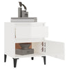 Stella Homewares Bedside Cabinets 2 pcs High Gloss White 40x35x50 cm