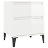 Stella Homewares Bedside Cabinets 2 pcs High Gloss White 40x35x50 cm