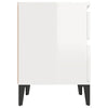 Stella Homewares Bedside Cabinets 2 pcs High Gloss White 40x35x50 cm