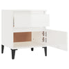 Stella Homewares Bedside Cabinets 2 pcs High Gloss White 40x35x50 cm
