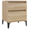 Stella Homewares Bedside Cabinet Sonoma Oak 40x35x50 cm