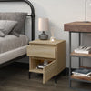 Stella Homewares Bedside Cabinet Sonoma Oak 40x35x50 cm