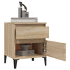 Stella Homewares Bedside Cabinet Sonoma Oak 40x35x50 cm